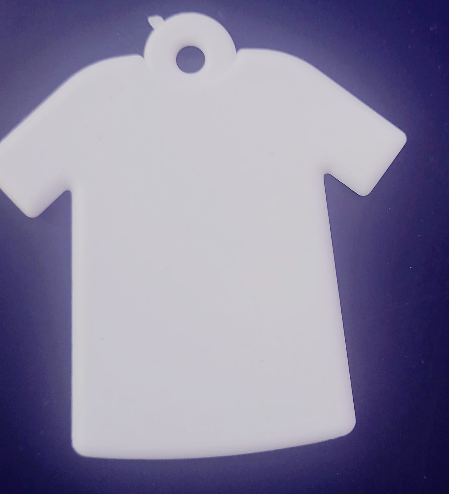 llavero camiseta polimero sublimable